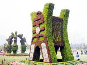 五色草造型--鼎